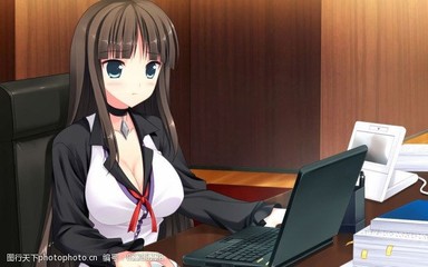 数码光影间的别样风景 为何电脑前专注的女性如此动人？