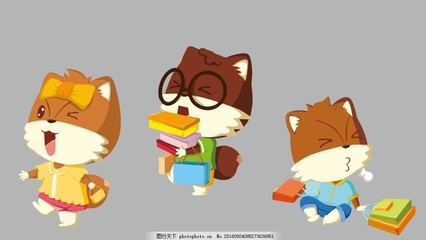 可爱松鼠的矢量世界 从电脑平面设计看卡通松鼠的艺术魅力